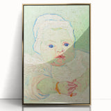 Impressionist Wall Art - Roulin's Baby by Van Gogh - French Portrait Art