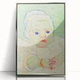 Impressionist Wall Art - Roulin's Baby by Van Gogh - French Portrait Art