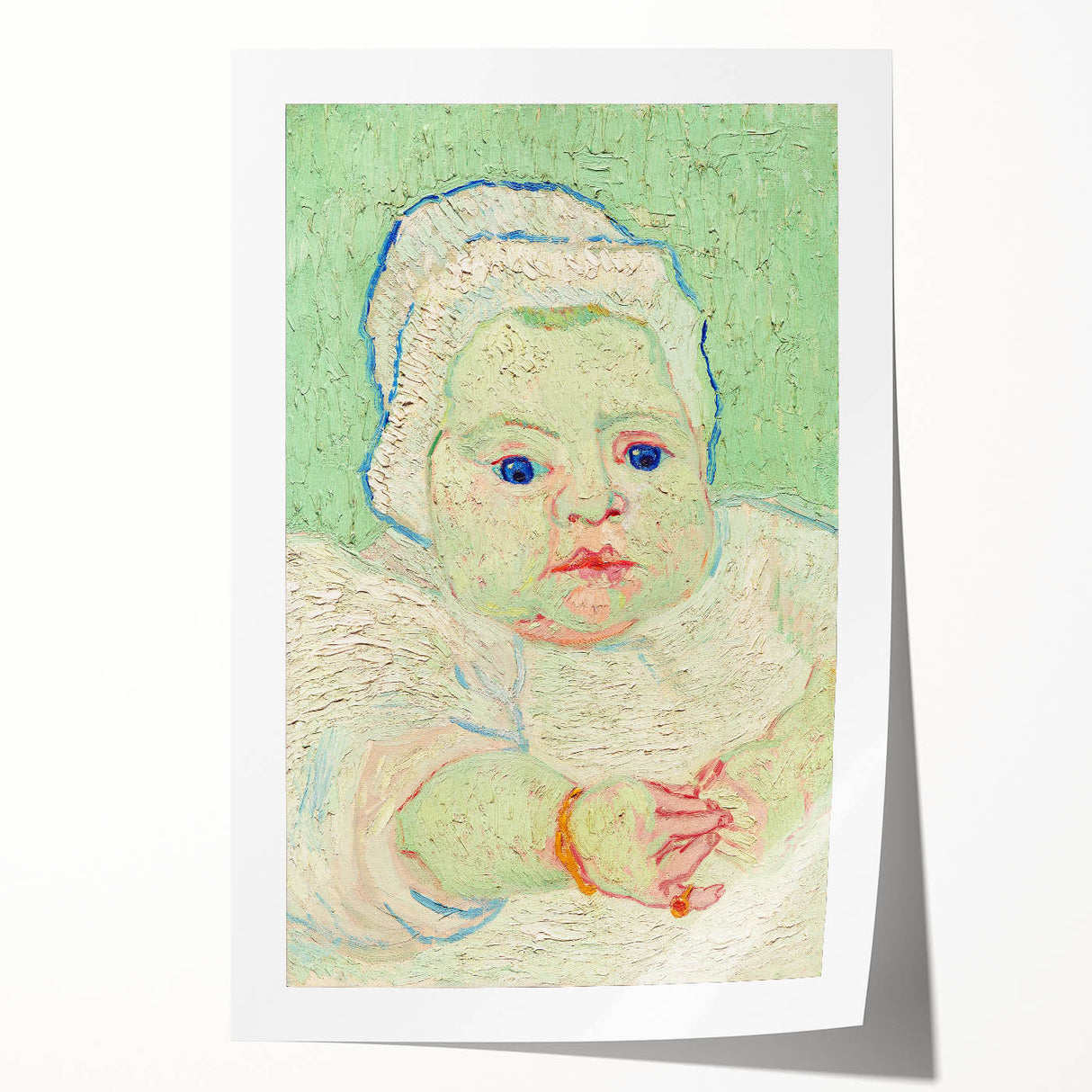 Impressionist Wall Art - Roulin's Baby by Van Gogh - French Portrait Art