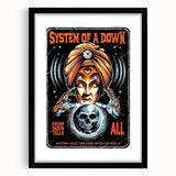 System of a Down Concert Poster – 2018 Valley View Casino Art