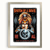 System of a Down Concert Poster – 2018 Valley View Casino Art