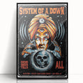 System of a Down Concert Poster – 2018 Valley View Casino Art