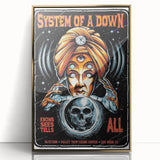 System of a Down Concert Poster – 2018 Valley View Casino Art