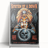 System of a Down Concert Poster – 2018 Valley View Casino Art