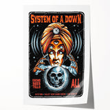System of a Down Concert Poster – 2018 Valley View Casino Art