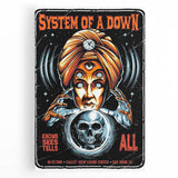 System of a Down Concert Poster – 2018 Valley View Casino Art