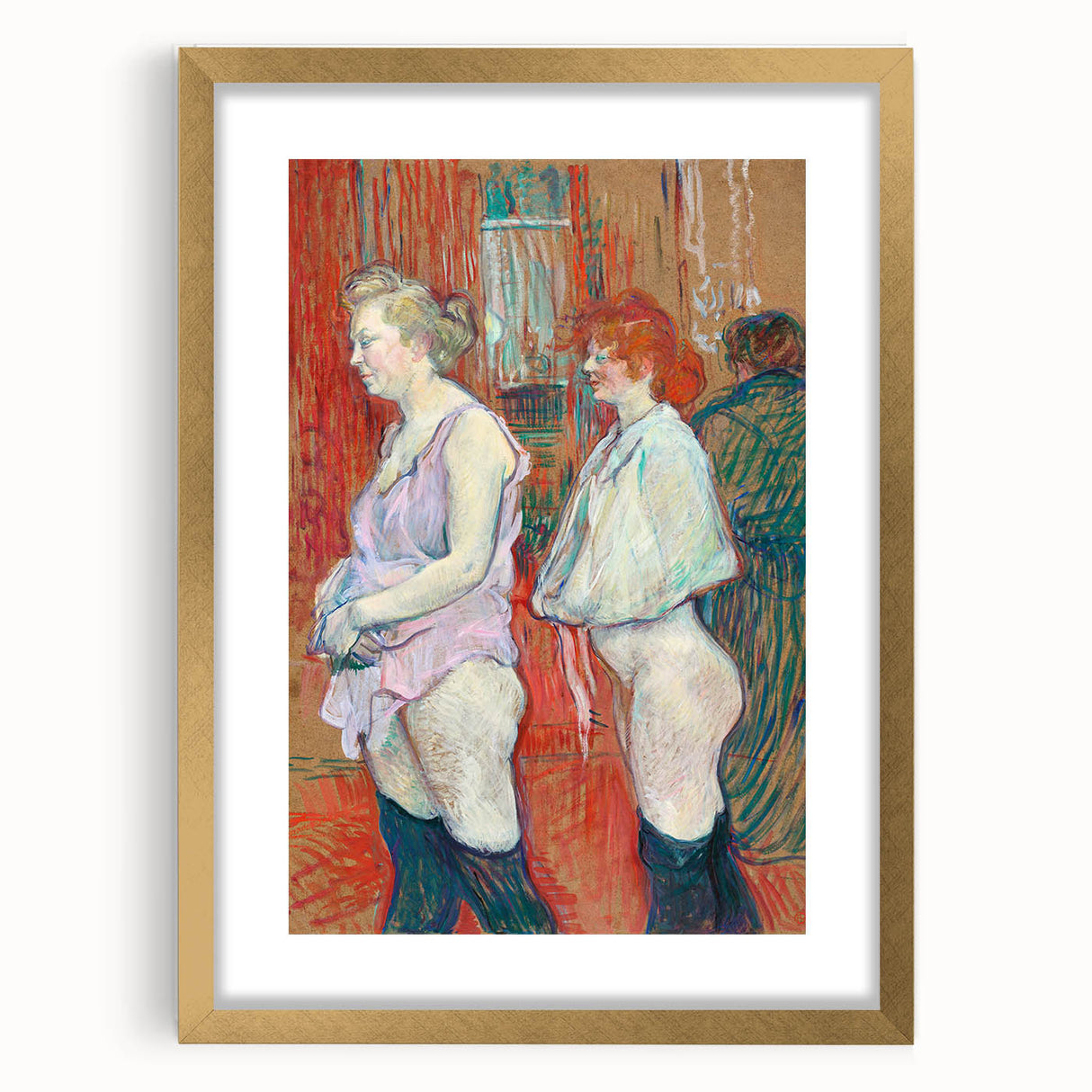 Impressionist Wall Art - Rue des Moulins by Toulouse-Lautrec - French Art