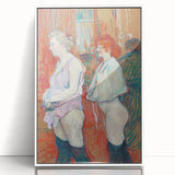 Impressionist Wall Art - Rue des Moulins by Toulouse-Lautrec - French Art