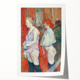 Impressionist Wall Art - Rue des Moulins by Toulouse-Lautrec - French Art