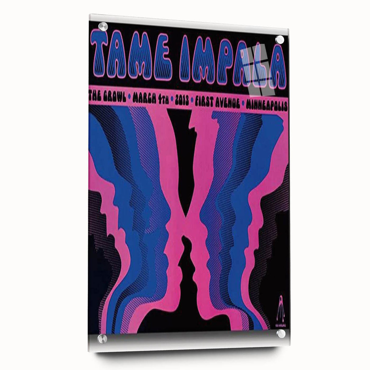 Tame Impala 2013 Concert Poster – Vintage Psychedelic Art