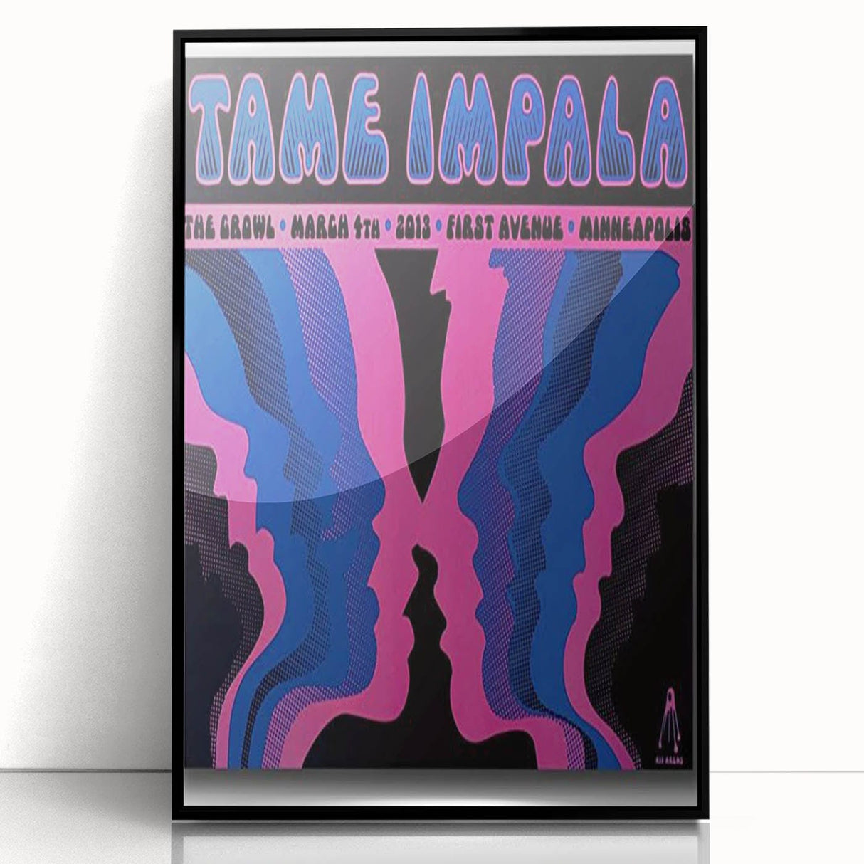 Tame Impala 2013 Concert Poster – Vintage Psychedelic Art