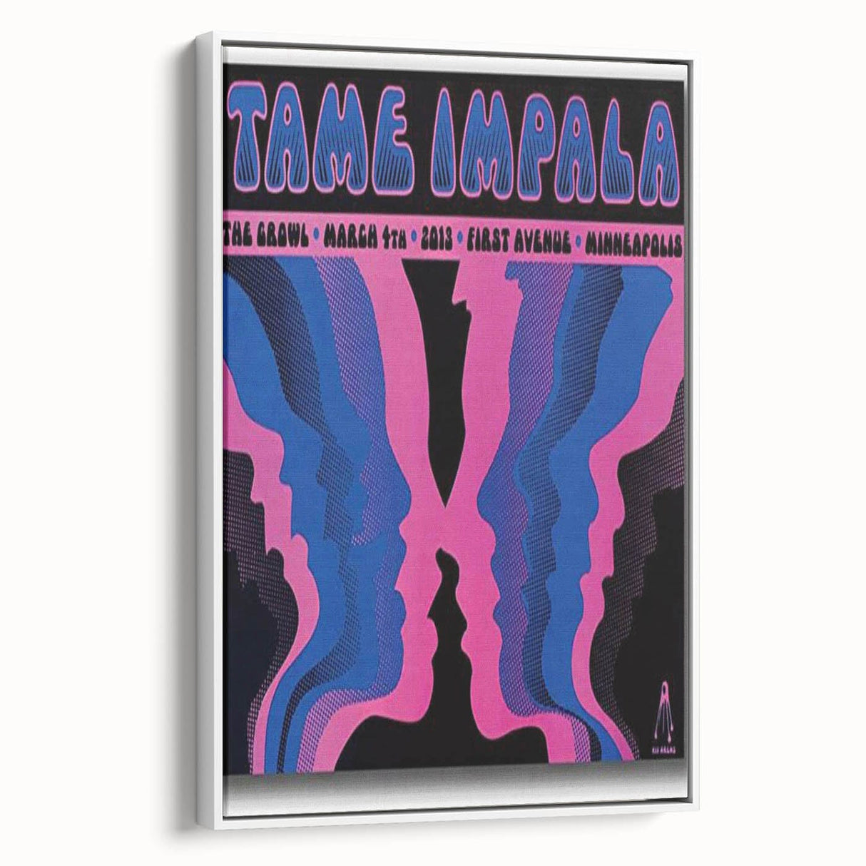 Tame Impala 2013 Concert Poster – Vintage Psychedelic Art