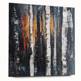 Bold Abstract Forest Wall Art - Canvas & Framed Print