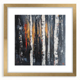 Bold Abstract Forest Wall Art - Canvas & Framed Print