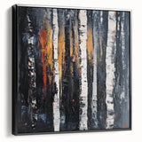 Bold Abstract Forest Wall Art - Canvas & Framed Print