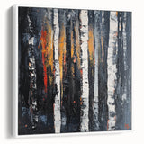 Bold Abstract Forest Wall Art - Canvas & Framed Print