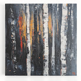 Bold Abstract Forest Wall Art - Canvas & Framed Print