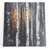 Bold Abstract Forest Wall Art - Canvas & Framed Print