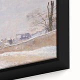 Impressionist Winter Wall Art - Sisley's Snowy Rue Eugène Moussoir