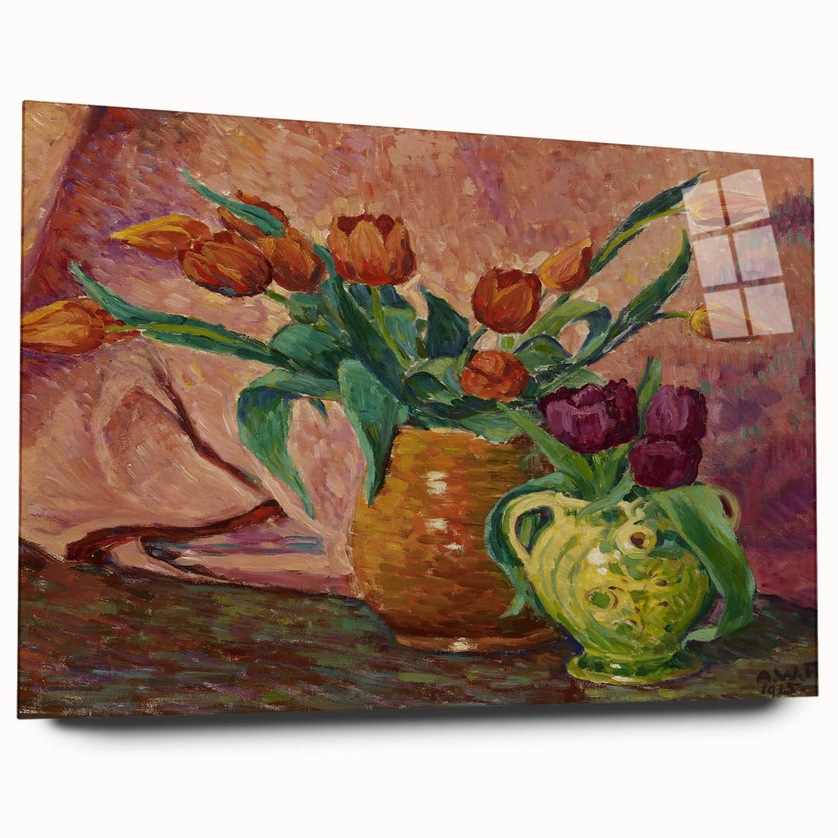 Modern Wall Art - Vibrant Tulip Still Life | Elegant Floral Decor