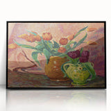 Modern Wall Art - Vibrant Tulip Still Life | Elegant Floral Decor
