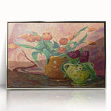 Modern Wall Art - Vibrant Tulip Still Life | Elegant Floral Decor