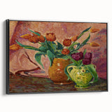 Modern Wall Art - Vibrant Tulip Still Life | Elegant Floral Decor