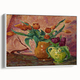 Modern Wall Art - Vibrant Tulip Still Life | Elegant Floral Decor