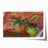 Modern Wall Art - Vibrant Tulip Still Life | Elegant Floral Decor