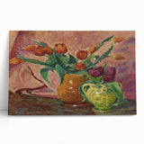 Modern Wall Art - Vibrant Tulip Still Life | Elegant Floral Decor