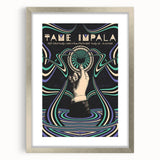 Tame Impala 2016 Concert Poster – Psychedelic Art from Prospect Park