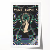 Tame Impala 2016 Concert Poster – Psychedelic Art from Prospect Park