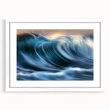 Ocean Wave Energy – Dynamic Abstract Coastal Motion Wall Art