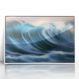 Ocean Wave Energy – Dynamic Abstract Coastal Motion Wall Art