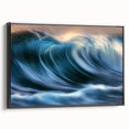 Ocean Wave Energy – Dynamic Abstract Coastal Motion Wall Art