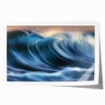 Ocean Wave Energy – Dynamic Abstract Coastal Motion Wall Art