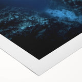 Vibrant rolled canvas showcasing a stunning landscape scene featuring intricate cave formations and natural textures, ideal for home decor or art enthusiasts.