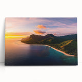 Stretched canvas artwork showcasing dramatic cliffs and expansive landscapes, featuring rich colors and intricate details, perfect for enhancing home decor.