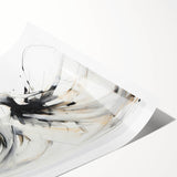 Elegant Abstract Dancers - Modern Black & White Living Room Wall Art