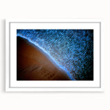Coastal Office Wall Art - Abstract Blue & Sand Corporate Print