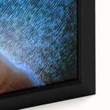 Coastal Office Wall Art - Abstract Blue & Sand Corporate Print