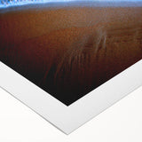 Coastal Office Wall Art - Abstract Blue & Sand Corporate Print