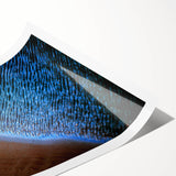 Coastal Office Wall Art - Abstract Blue & Sand Corporate Print