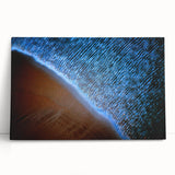 Coastal Office Wall Art - Abstract Blue & Sand Corporate Print