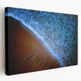 Coastal Office Wall Art - Abstract Blue & Sand Corporate Print
