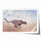 Colorful rolled canvas print showcasing a vibrant abstract animal design, expertly crafted for wall decor. Perfect for adding a unique touch to any space.