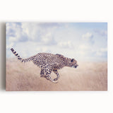 Colorful stretched canvas artwork featuring a vibrant collection of various animals in a whimsical style, perfect for home decor or children's rooms, showcasing intricate details and lively colors.