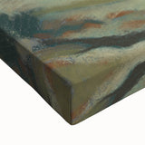 Rustic Expressionist Landscape - Vibrant Canvas Print for Home Decor