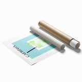 Extra large rolled print featuring vibrant floral art, ideal for classy bathroom or large living room decor.