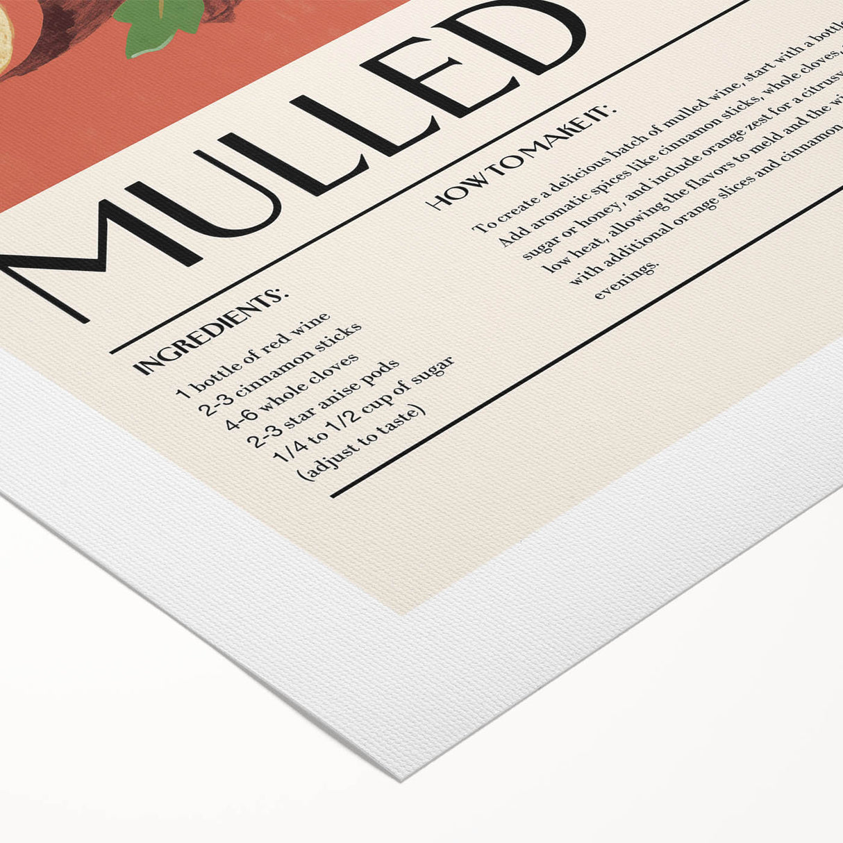 Mulled Wine Recipe – Festive Christmas Art Prints